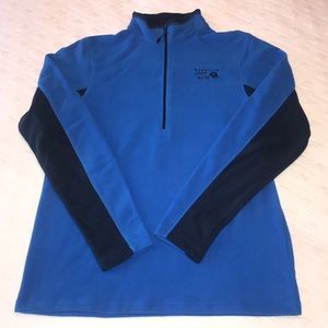 NWOT blue quarterzip fleece, great for skiing!